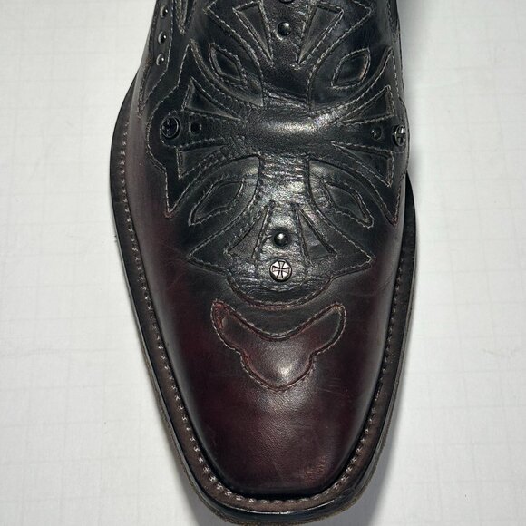 Mark Nason Rock Lives Italian Leather Slip-On Loafers | Men\'s Size 10 | Ox Blood main image 15